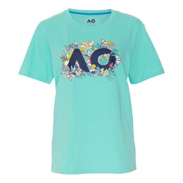 Tenisové Oblečení Australian Open AO Floral Logo Tee